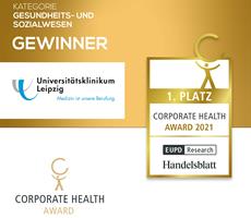 UKL gewinnt „Corporate Health Award 2021“