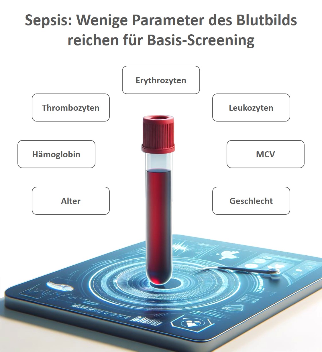 Presentation of the data required for the basic model for early sepsis detection