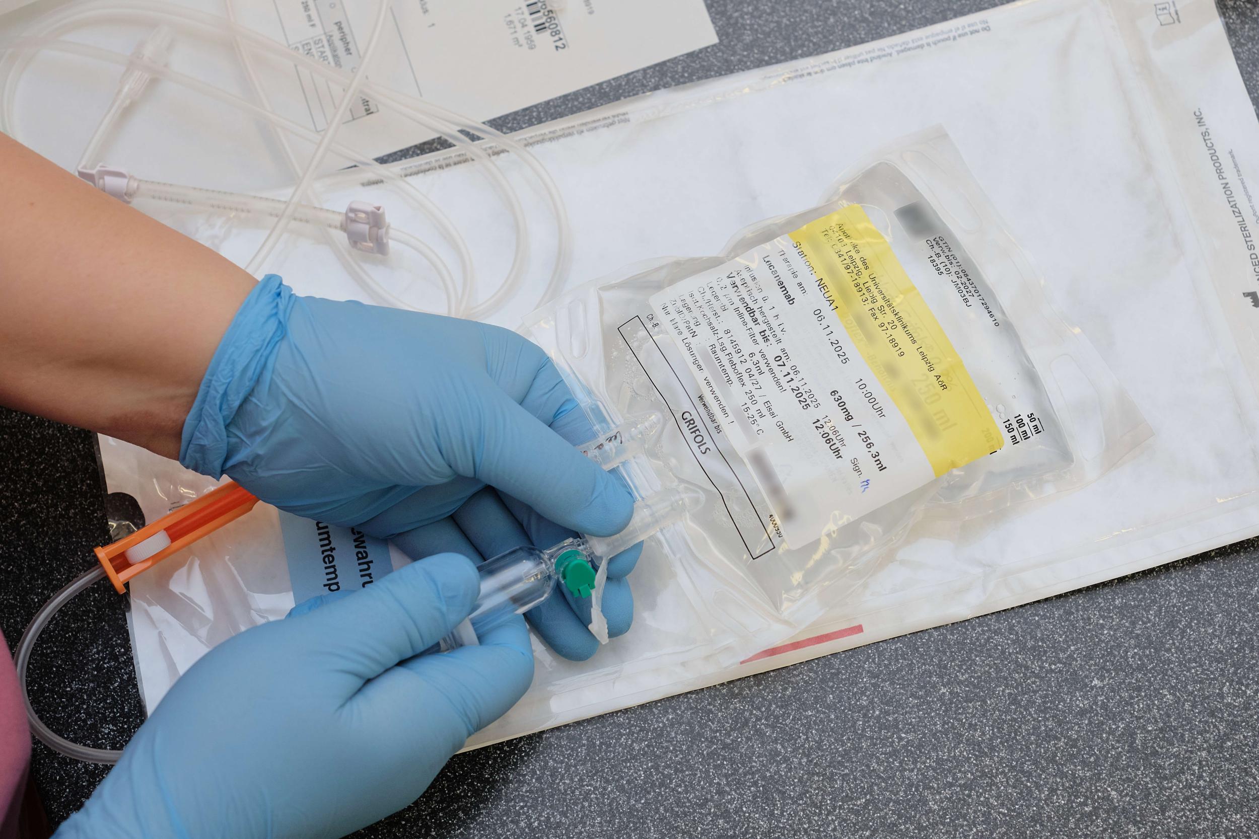 Am UKL wurde jetzt die erste Infusion mit dem neuen Alzheimer-Medikament angewendet.