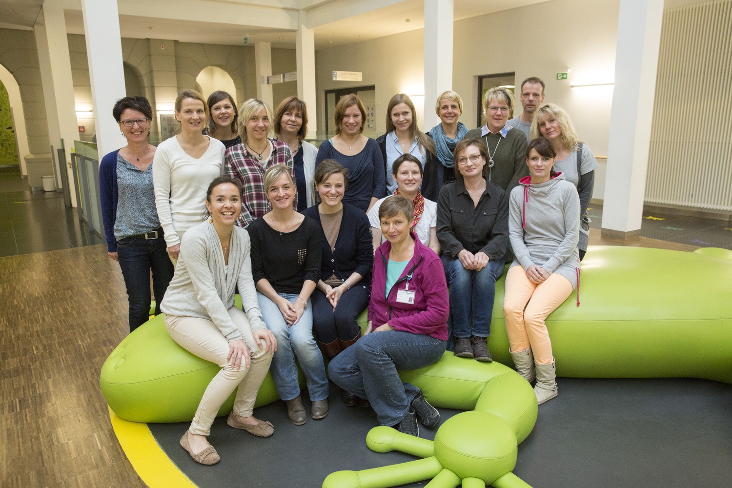 Das Team des sozialmedizinischen Nachsorgezentrums „AlleDabei-Leipzig“ des Universitätsklinikums Leipzig