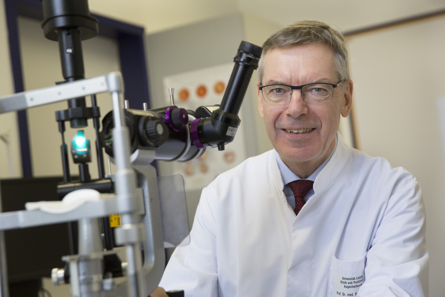 Prof. Peter Wiedemann, Direktor der Klinik und Poliklinik für Augenheilkunde am UKL, ist der zweite Präsident des Weltverbandes der Augenärzte ICO aus Deutschland.