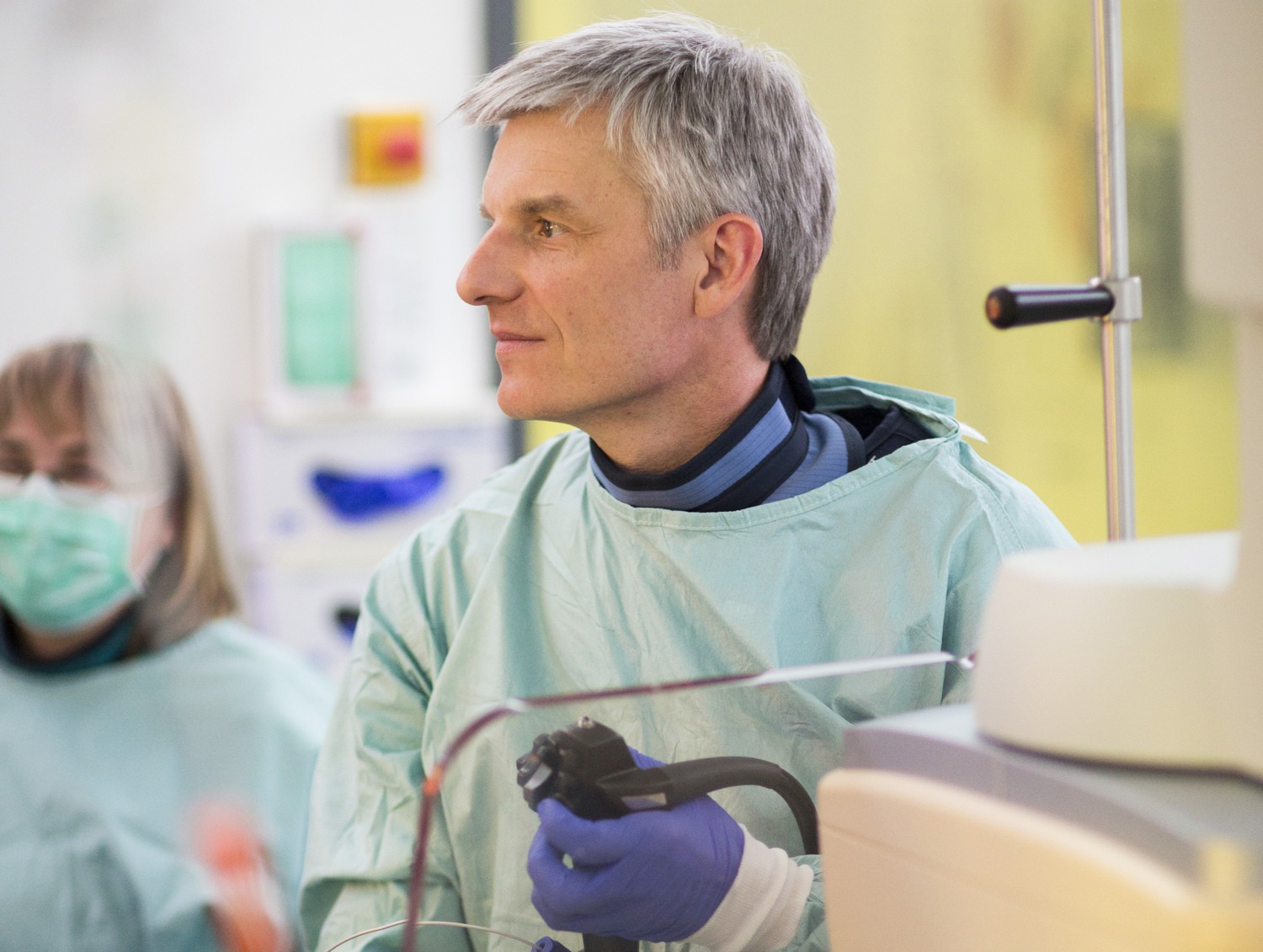 Prof. Dr. Albrecht Hoffmeister steht der Interdisziplinären Zentralen Endoskopie am UKL vor.