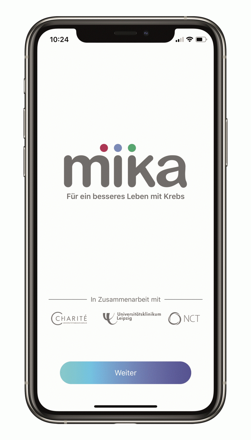 Ein modernes digitales Medizinprodukt als kleiner Helfer in der Tasche: Die MIKA-App, der von UKL und Charité mitentwickelte Krebs-Therapieassistent als Smartphone-App, ist nun auch als speziell für das UCCL entwickelte Version erhältlich.