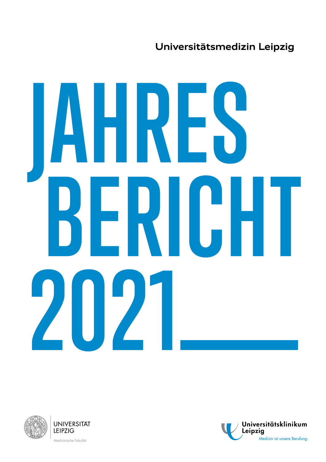 Titelseite des UKL-Jahresberichts 2021