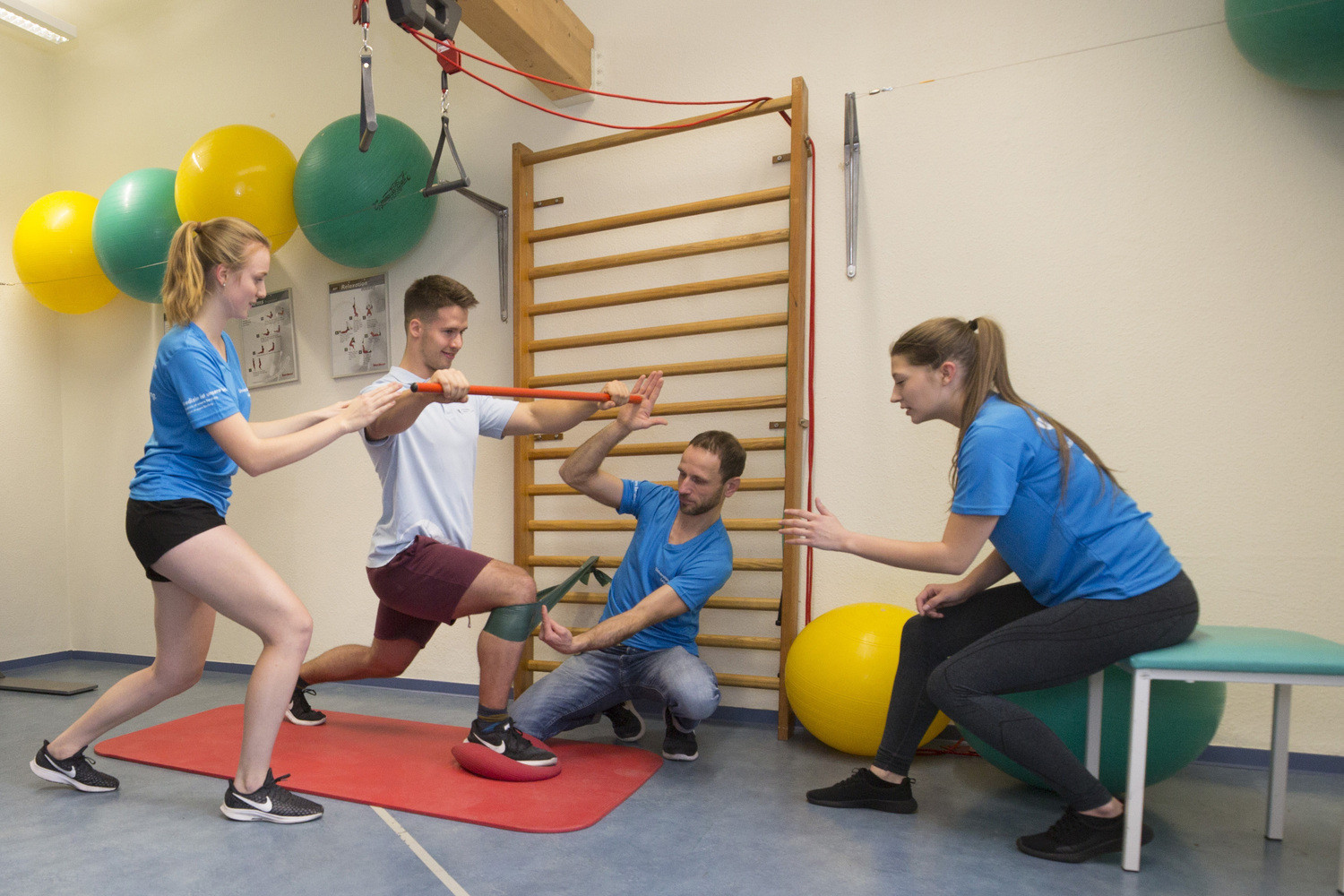 Ein "Dauerbrenner" bei den jungen Leuten: die Ausbildung zur Physiotherapie.