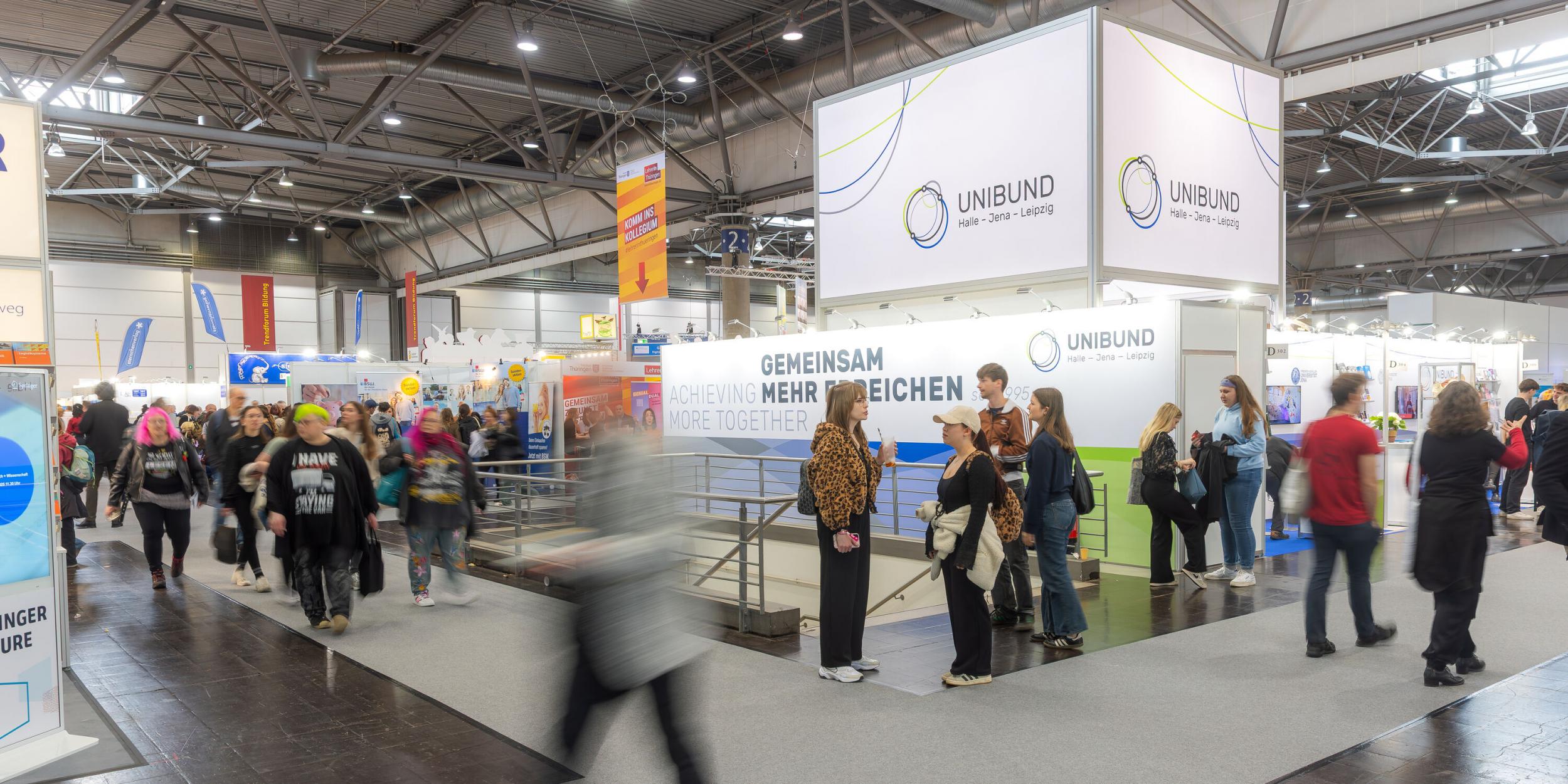 Das Forum Unibund bei der Leipziger Buchmesse in Halle 2 bietet wieder ein anregendes Programm zu aktuellen Themen.